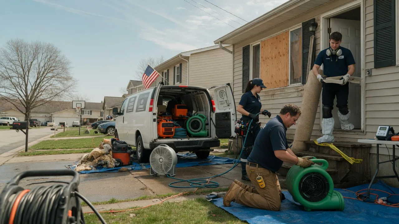 Water Damage Restoration in Bradley, IL near me